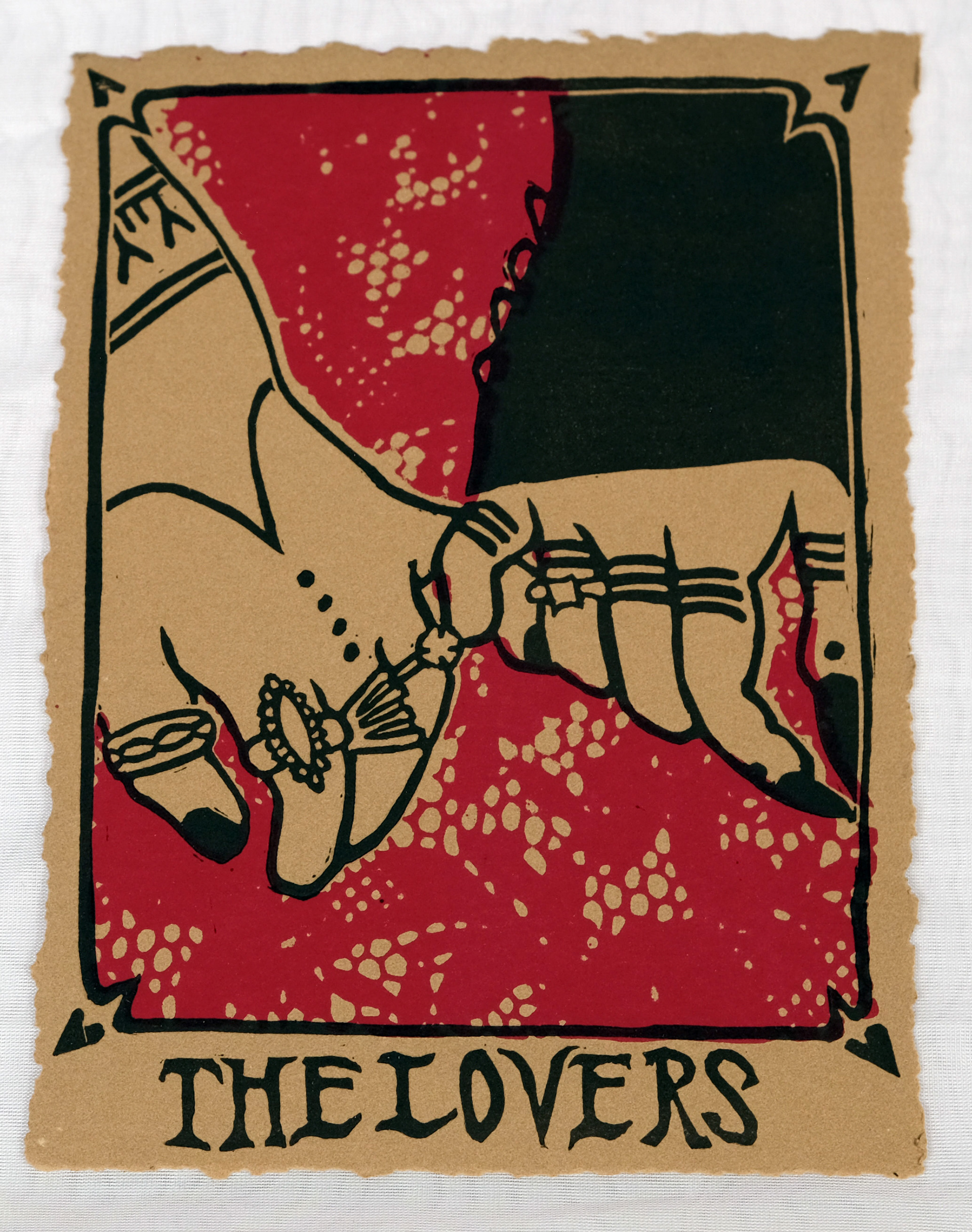 The Lovers (front) - Serigraph and Relief