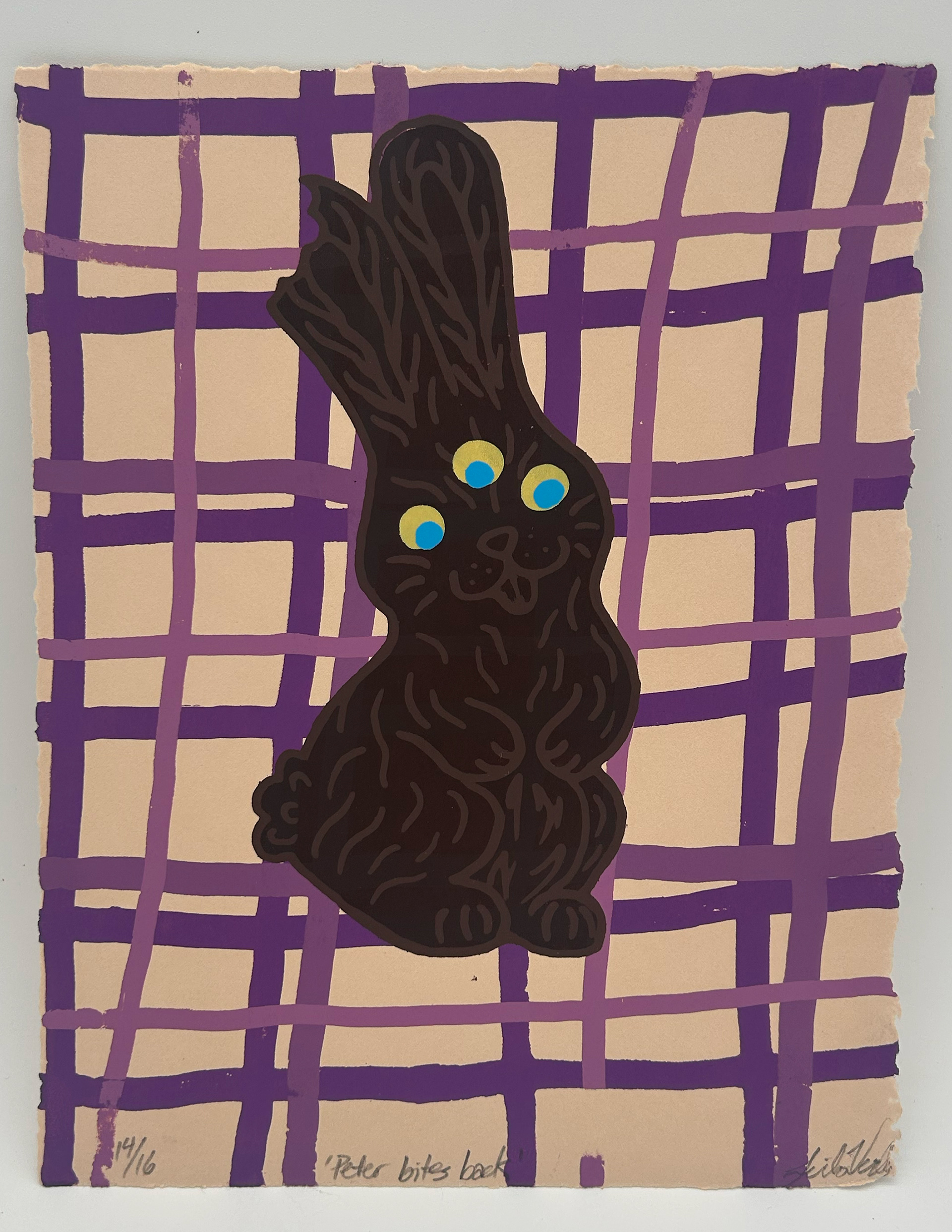 Peter Bites Back - Serigraph