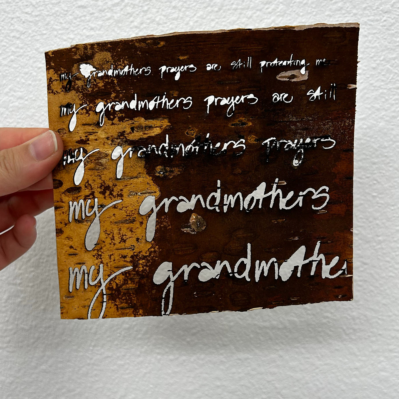 laser etched birchbark test