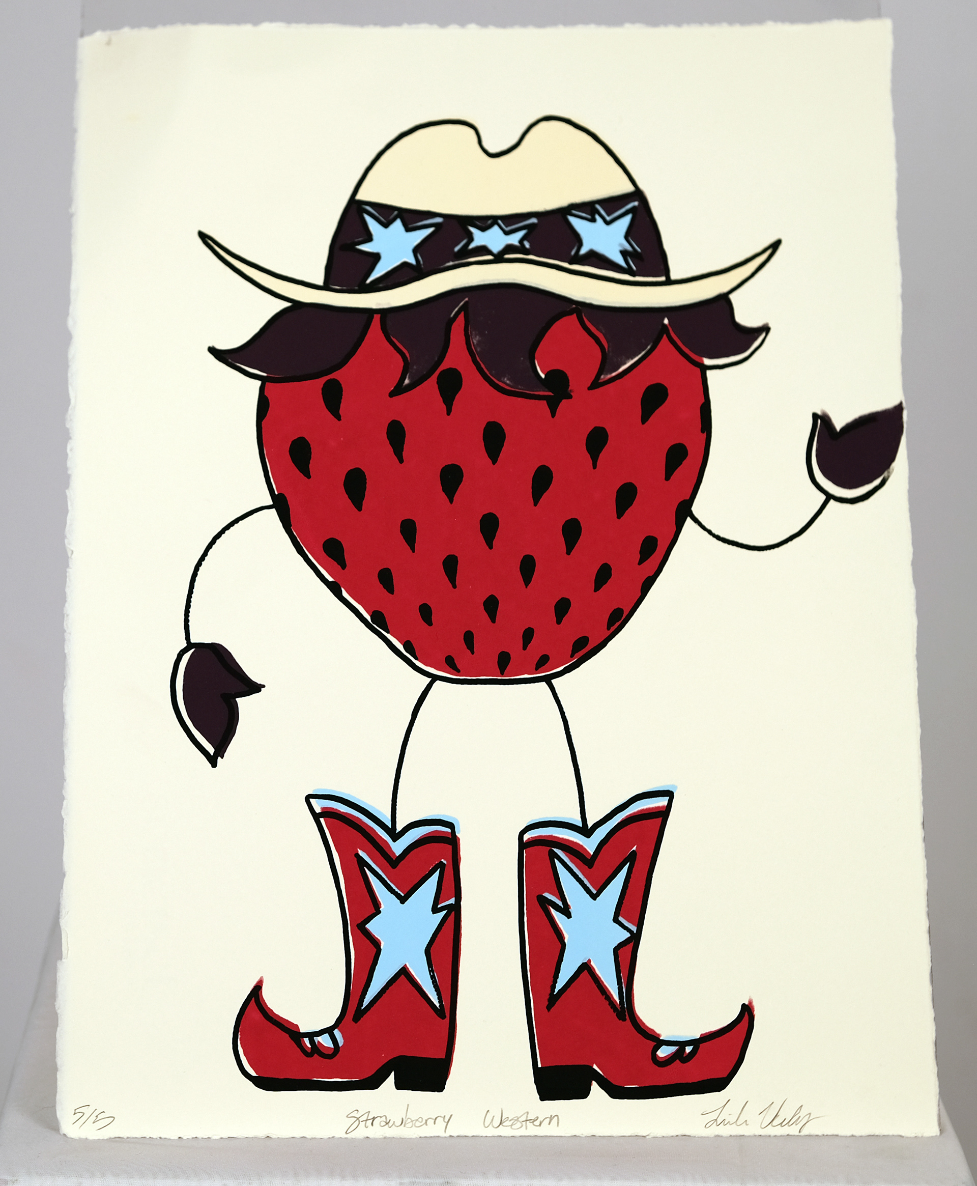 Strawberry Western - Serigraph