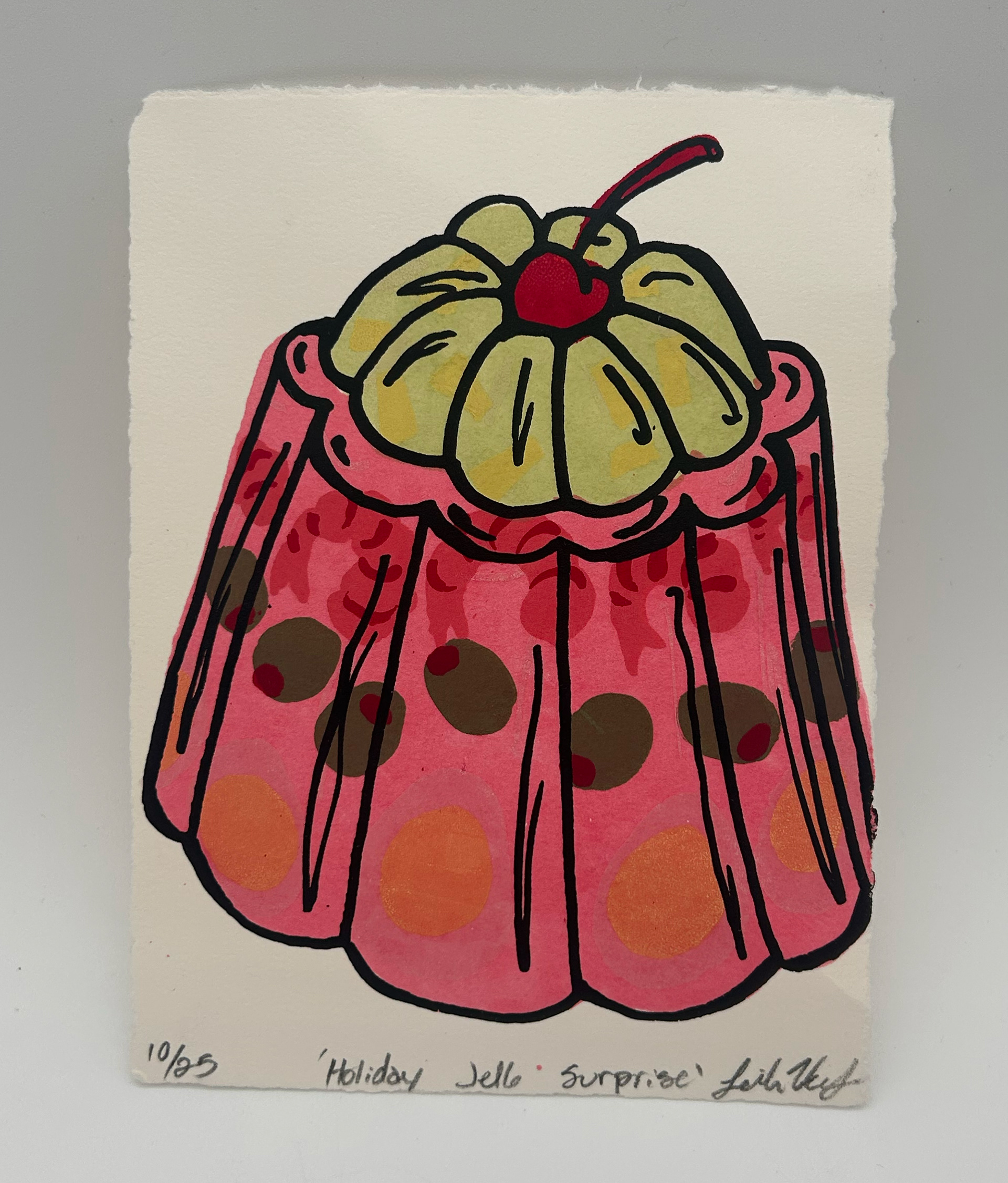 Holiday Jello Surprise - Serigraph