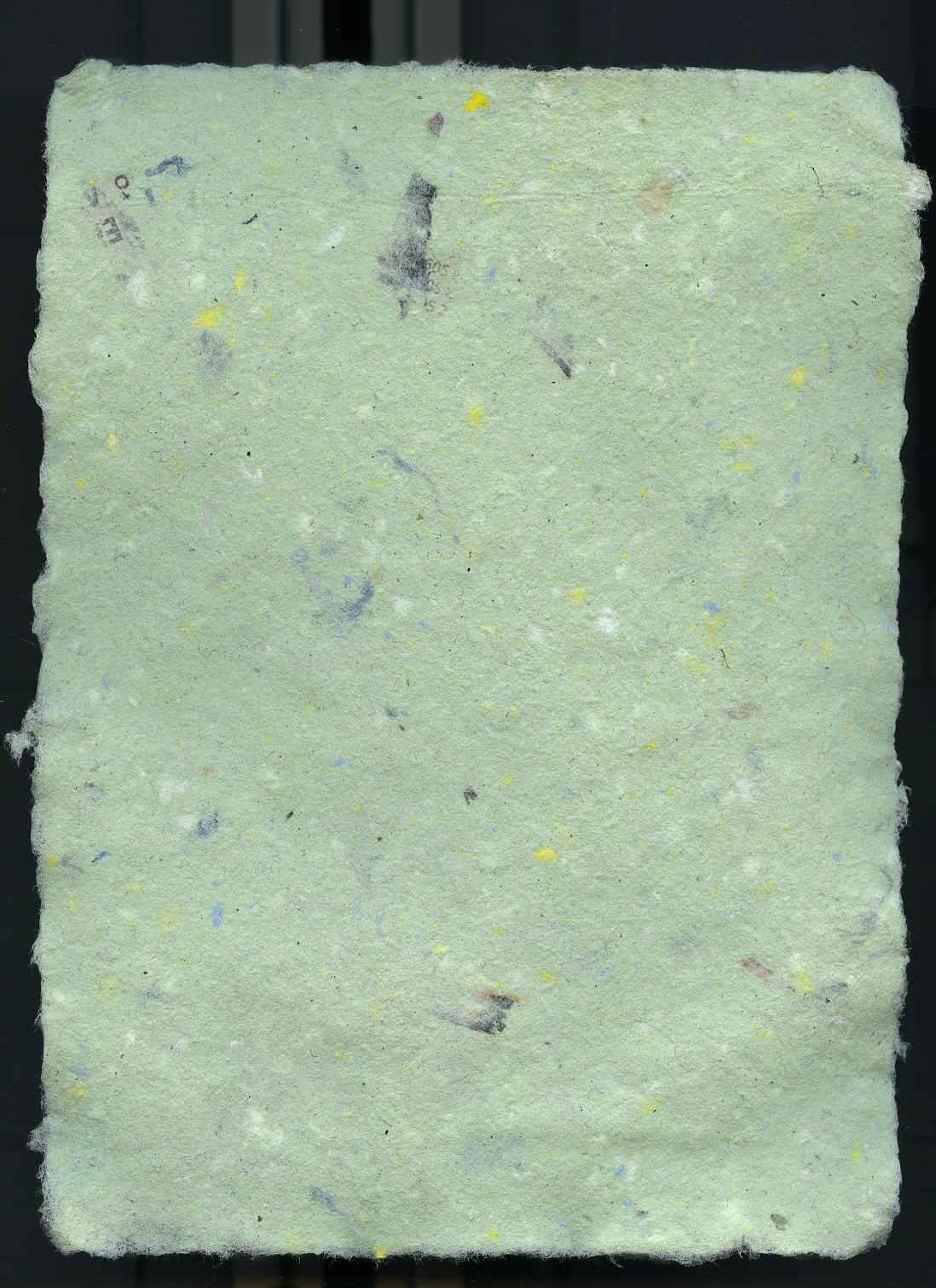 colored pulp & yellow pages paper scan