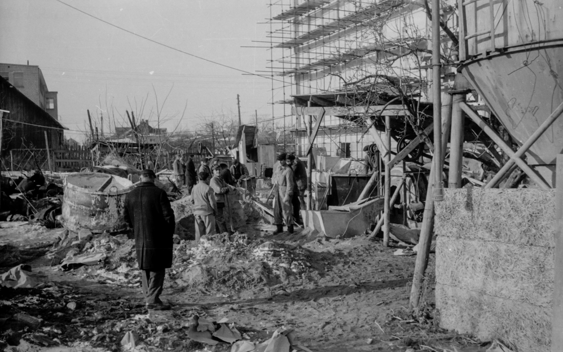 budowa os. Garbarskie 1966-1967