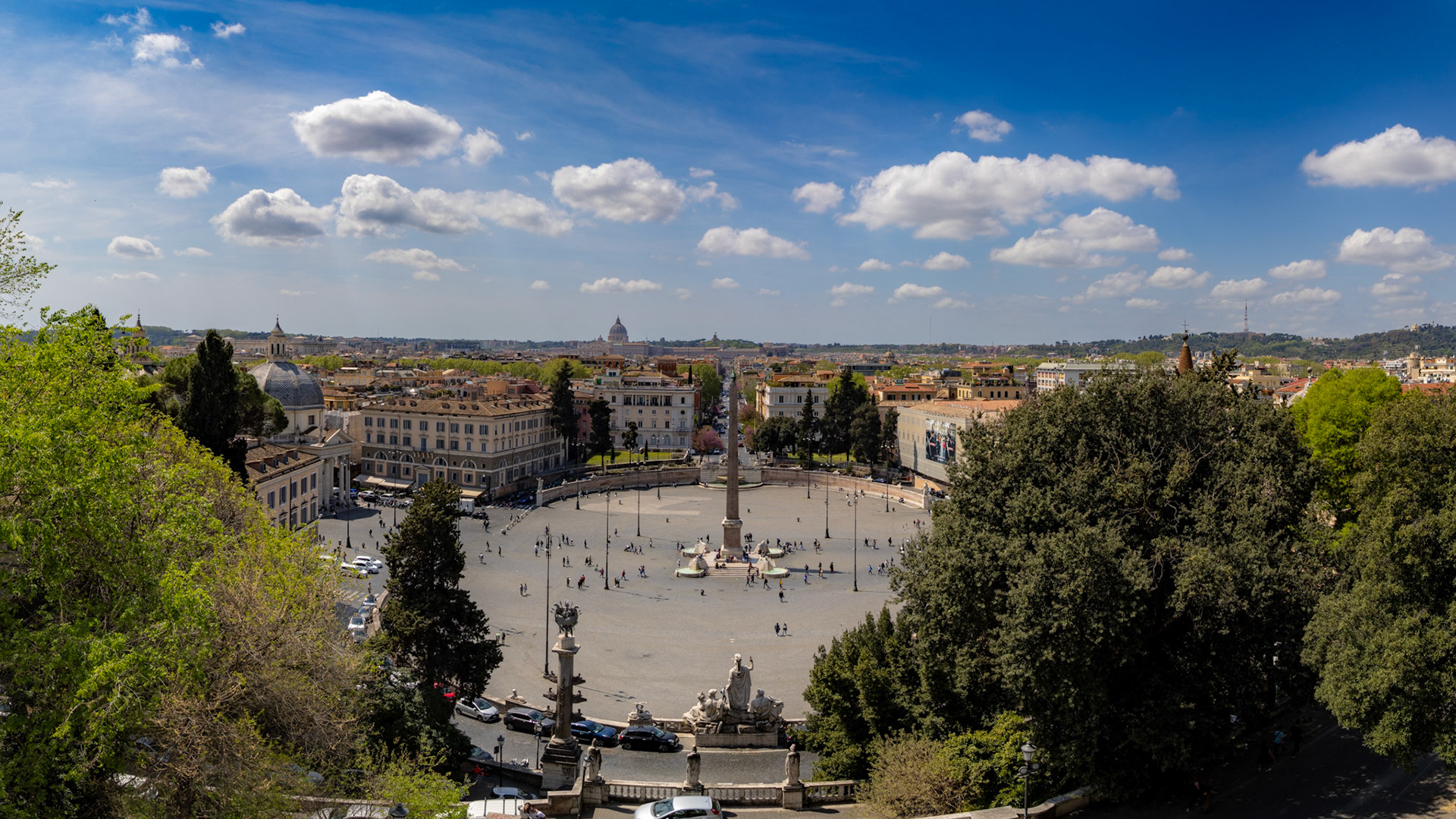 Piazza del Popolo. Rome, Italy. 2022.