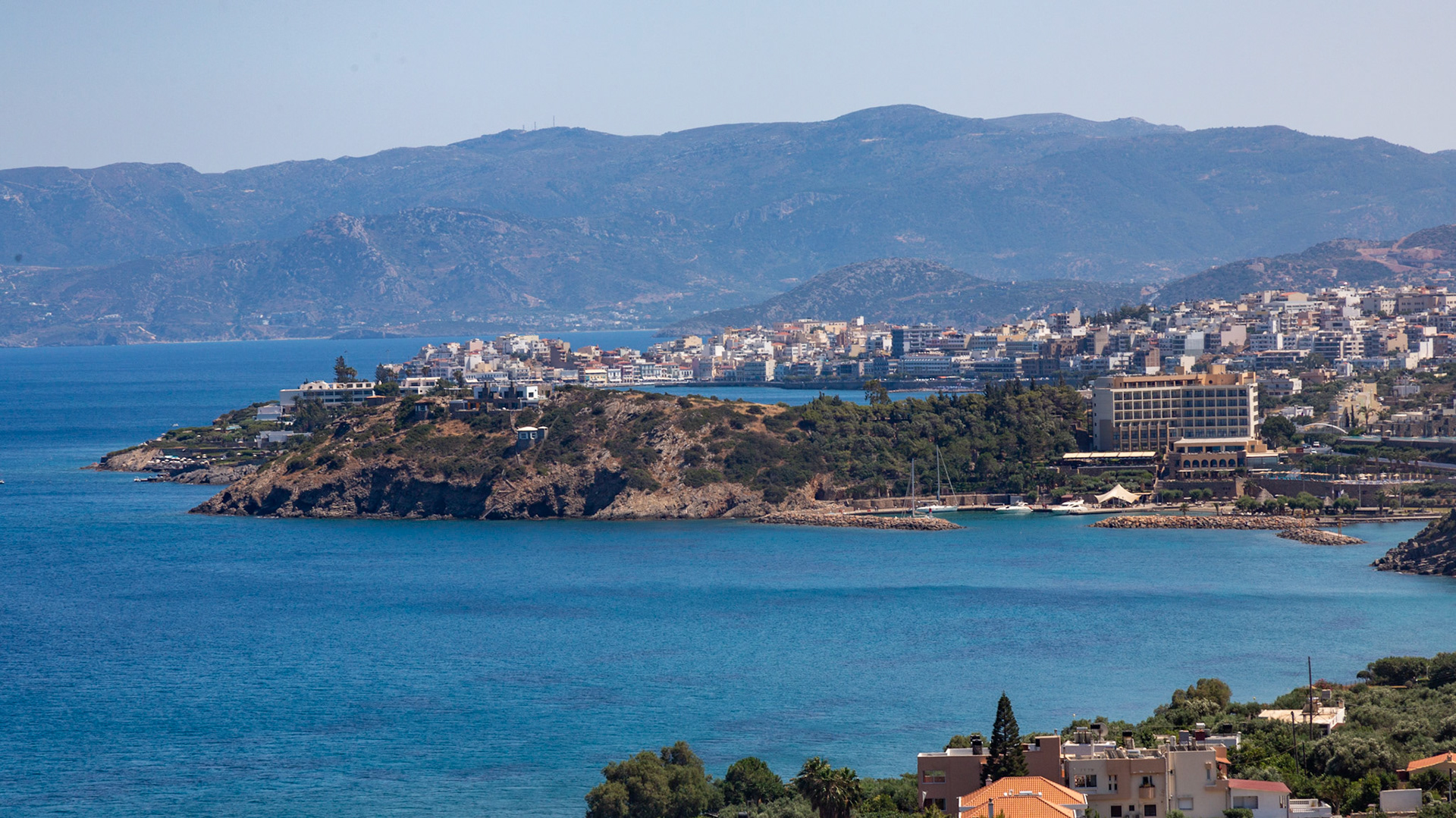 Agios Nikolaos, Crete, Greece. 2019.