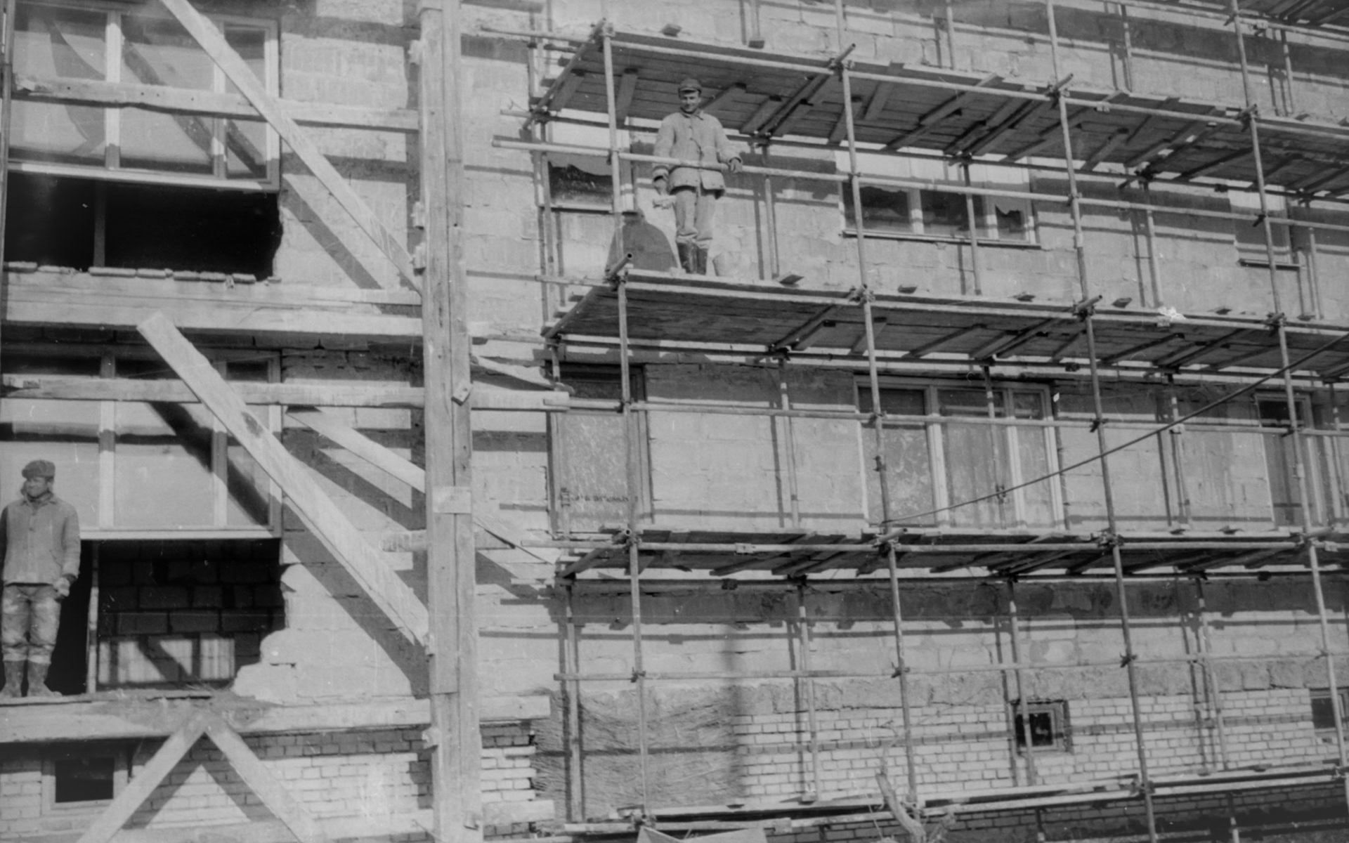 blok ul. Słowackiego naprzeciwko kościoła Sw. Anny 1966