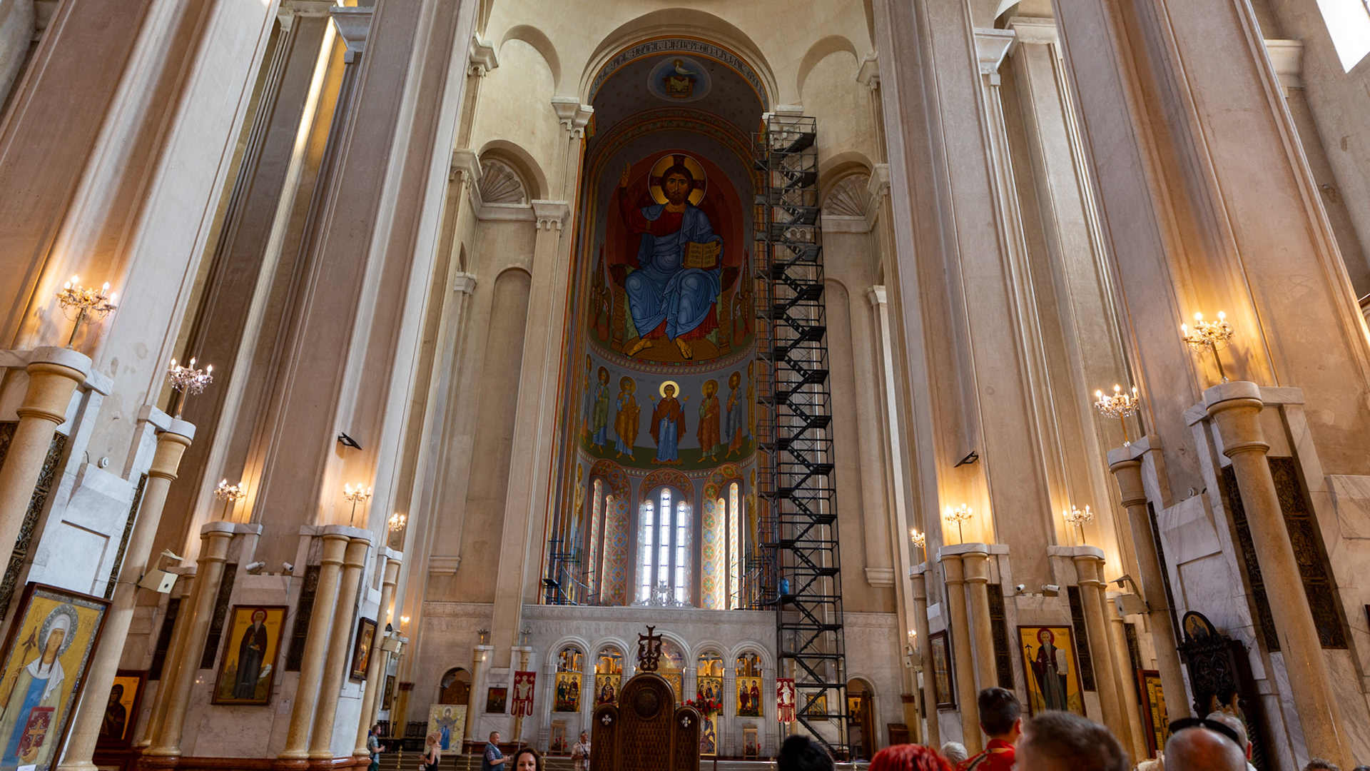 Holy Trinity Cathedral. Tibilisi, Georgia 2019.