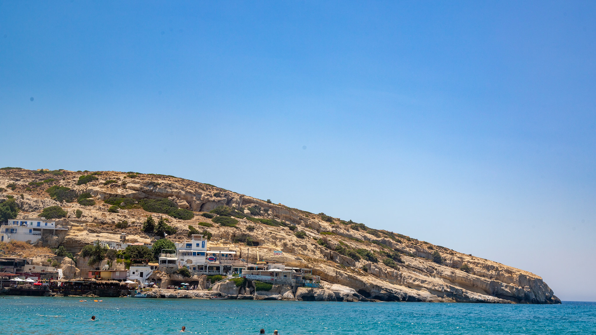 Matala Beach. Crete, Greece. 2019.