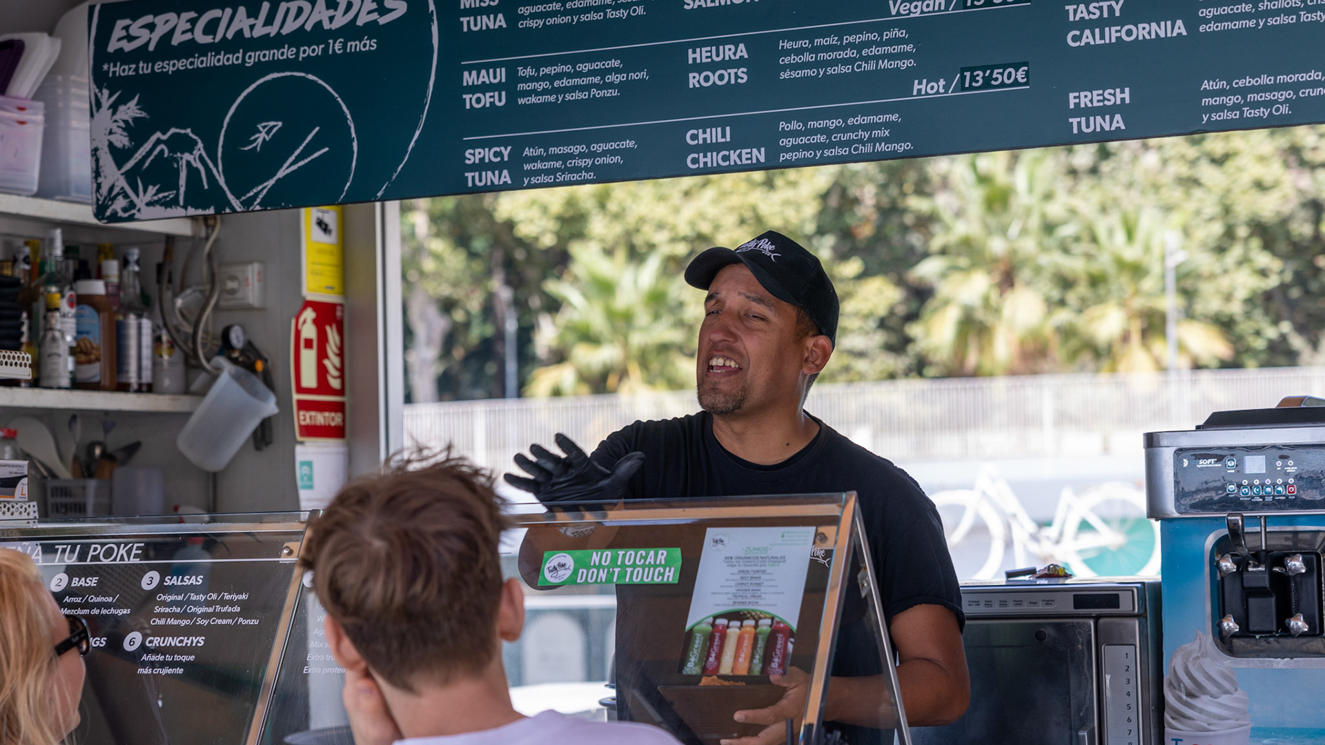 Tasty Poke Bar. Málaga, Spain. September 2022.
