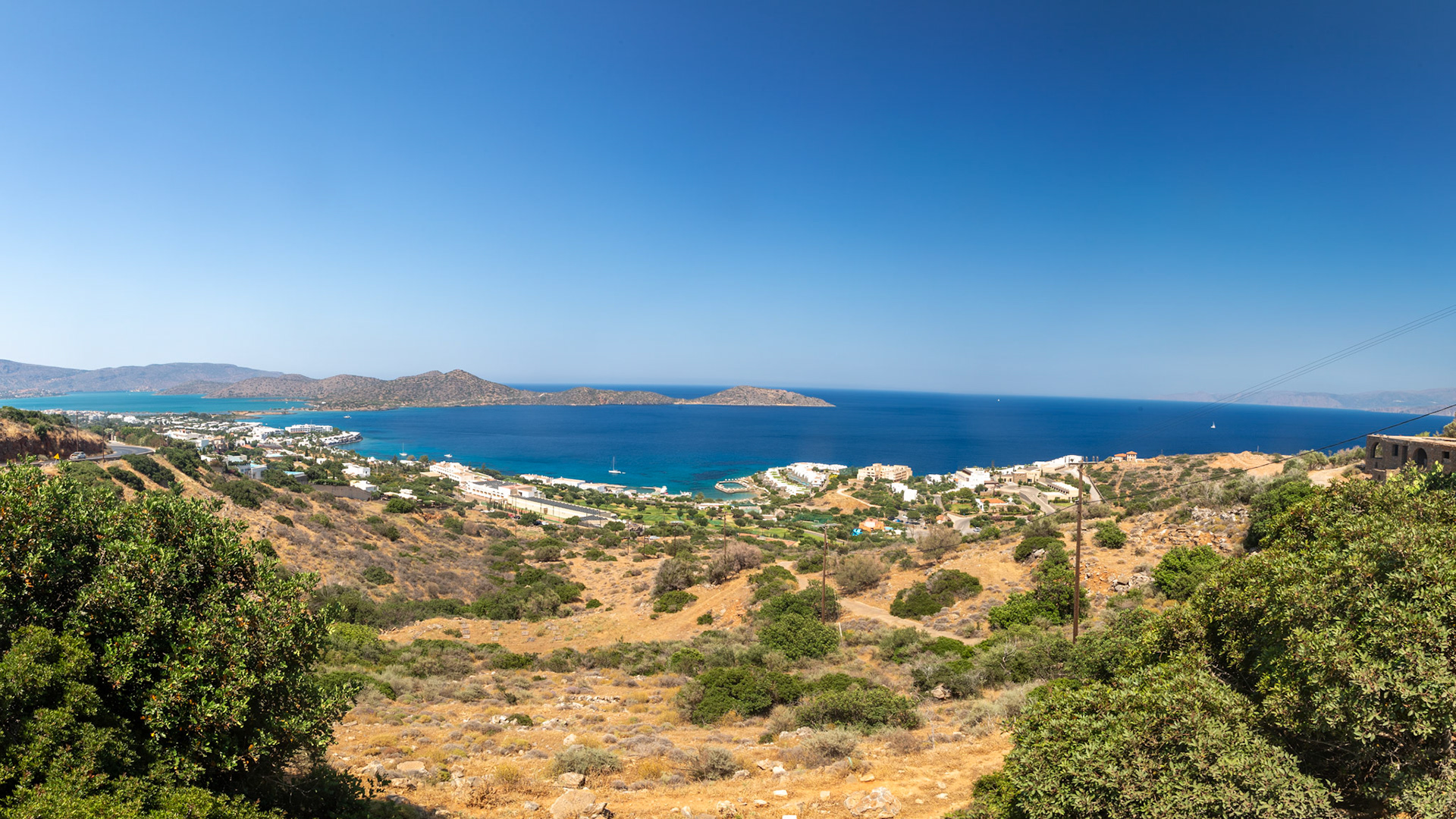 Agios Nikolaos, Crete, Greece. 2019.
