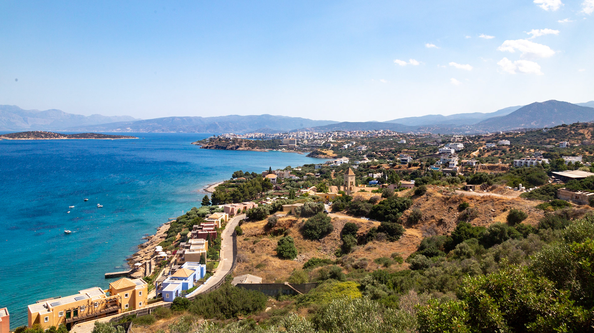Agios Nikolaos, Crete, Greece. 2019.