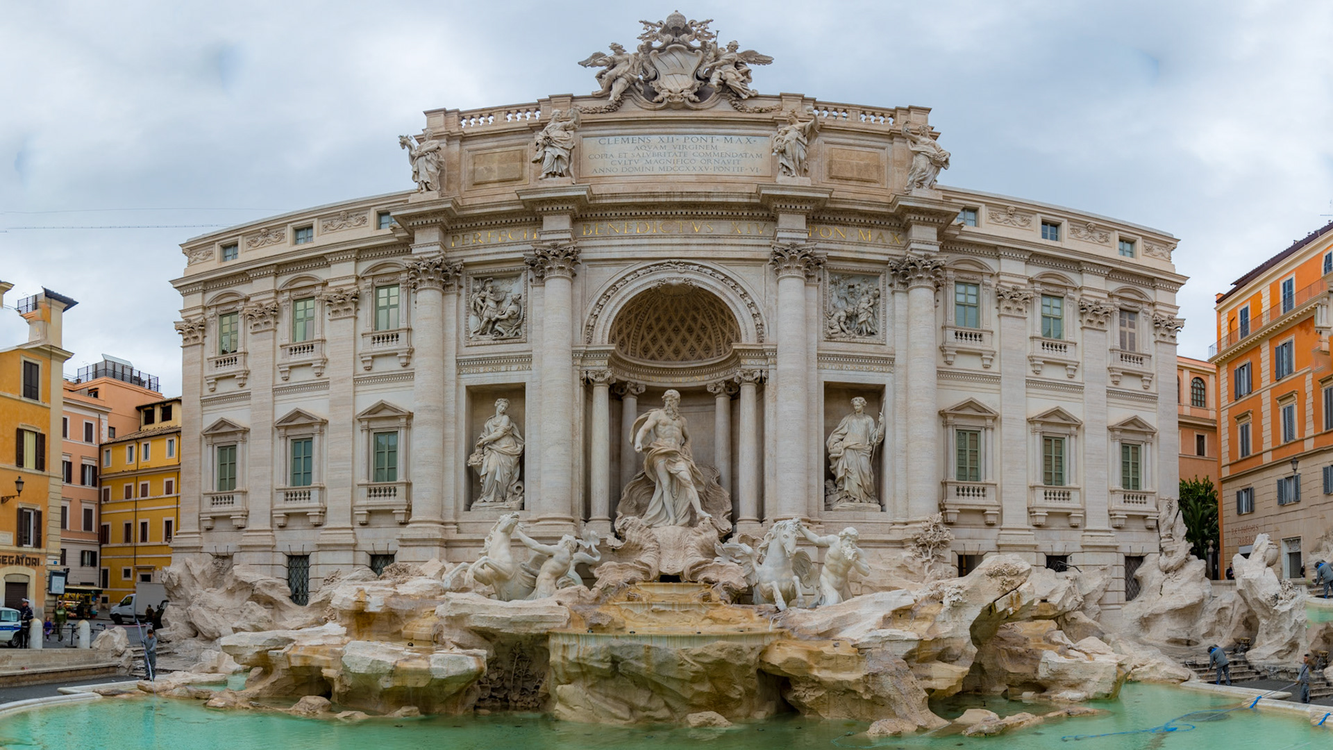 Fontanna di Trevi. Rome, Italy. 2019.