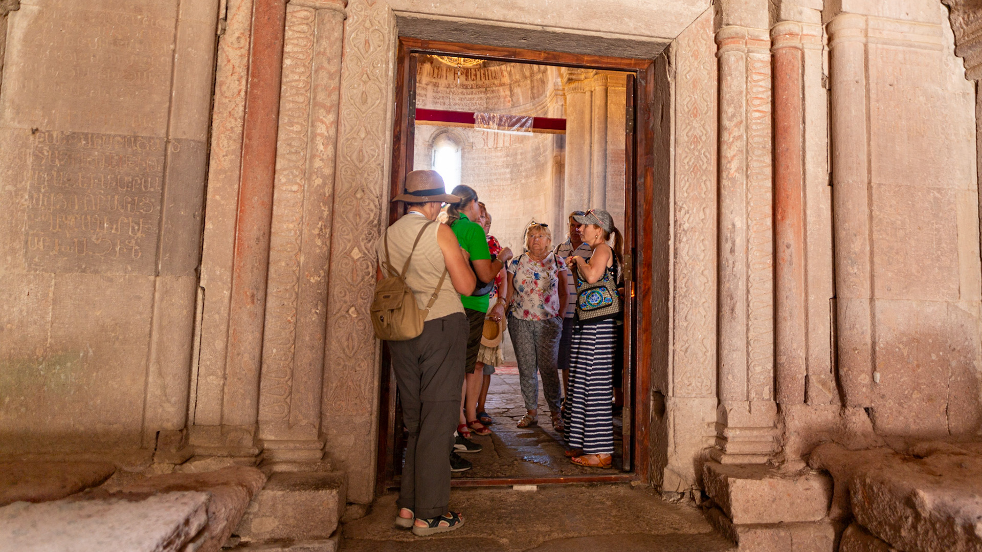 Gavit of St. Astvatsatsin. Gosh, Armenia. 2019.