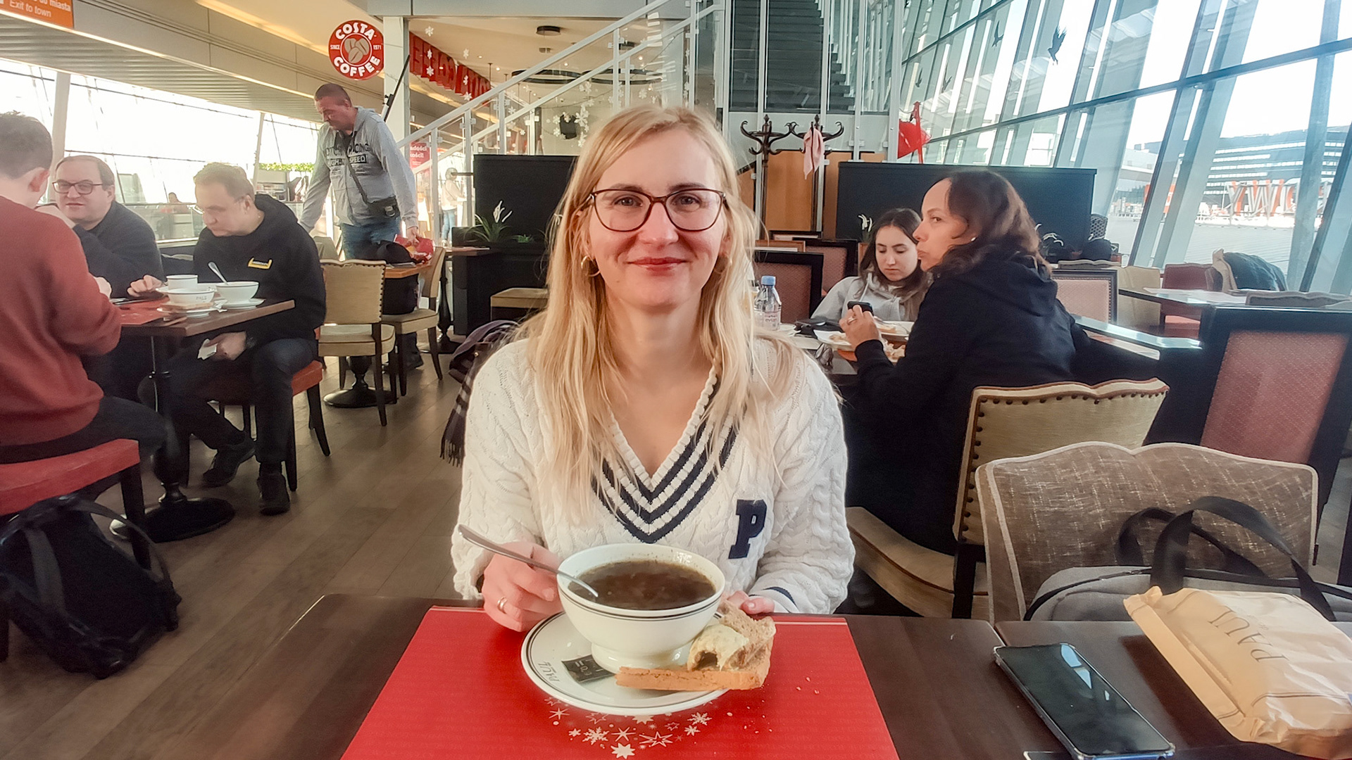Warsaw Chopin Airport. Warsaw, Poland. January 2023.