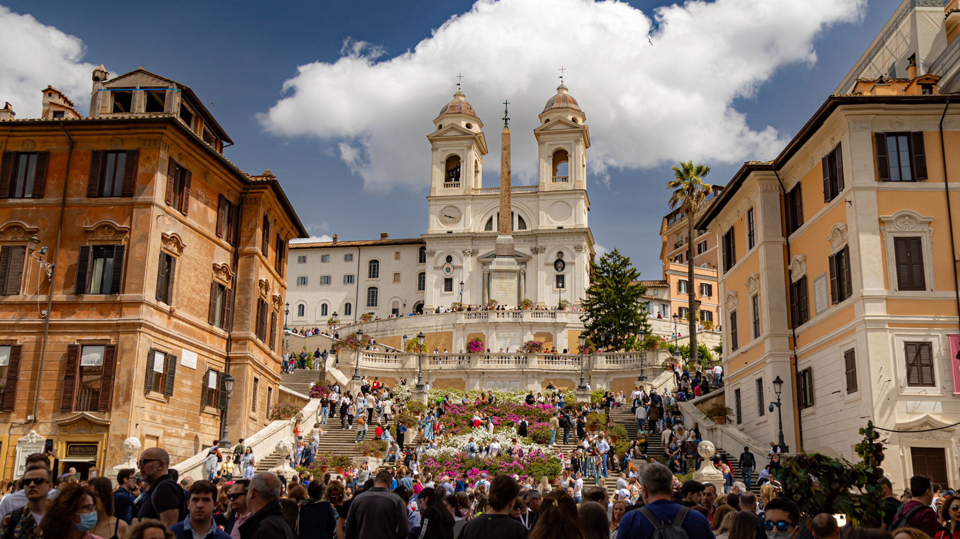 Scalinata di Trinità dei Monti. Rome, Italy. 2022.