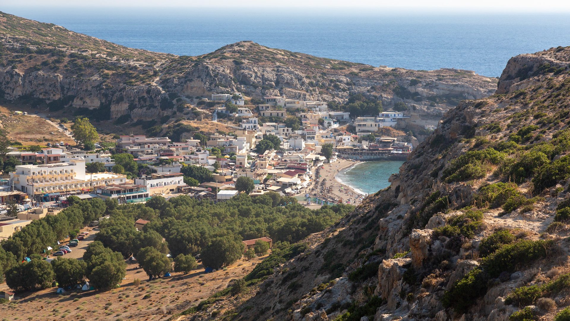 Matala, Crete, Greece. 2019.