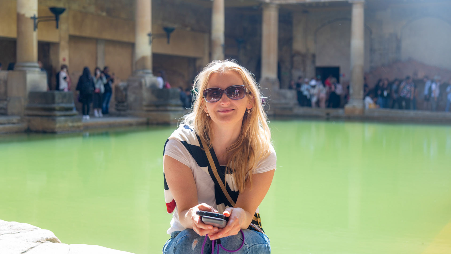 The Roman Baths. Bath, England. 2019.