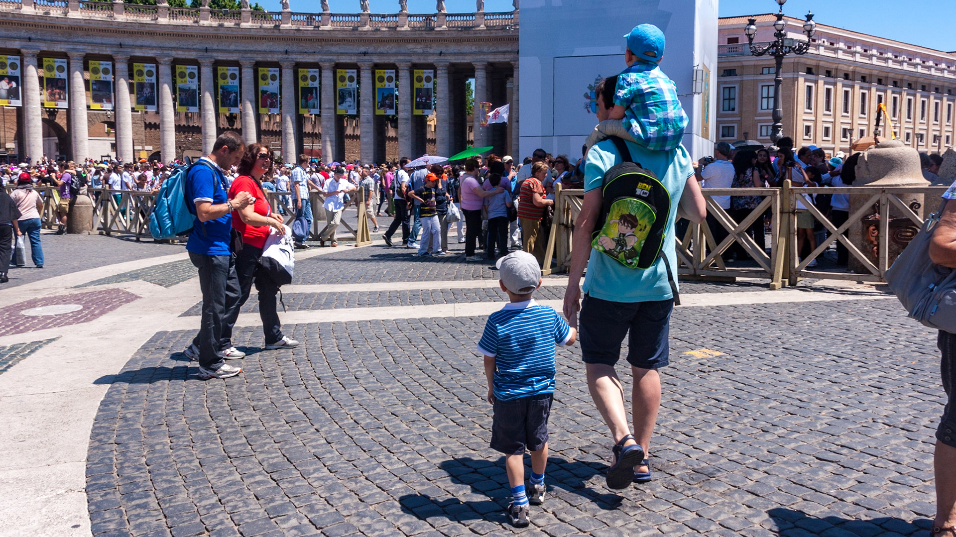 Piazza San Pietro. Vatican City, Rome, Italy. 2011.