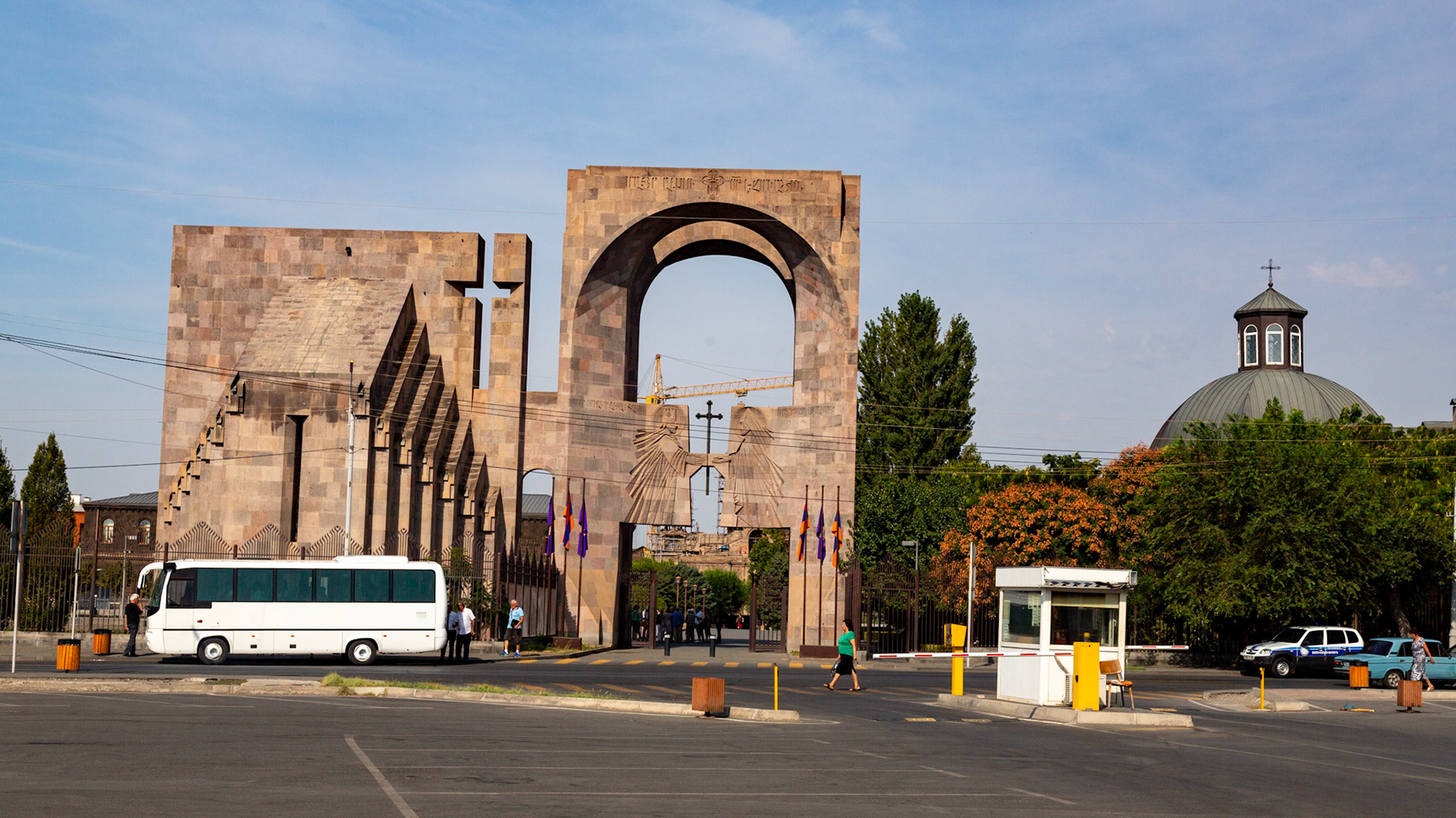 Zvartnots Cathedral. Etchmiadzin, Armenia. 2019.