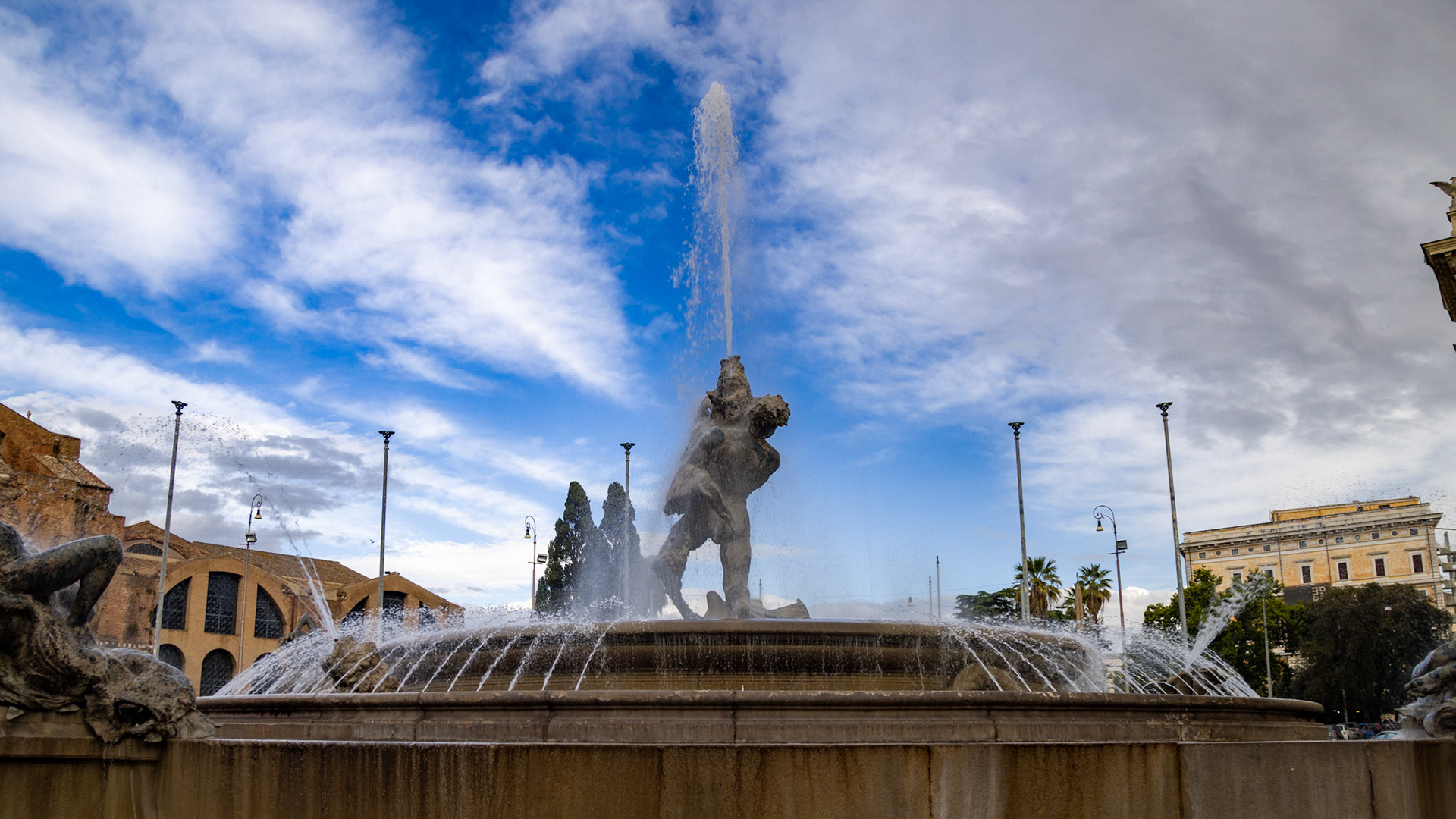 Fontana delle Naiadi. Rome, Italy. 2022.
