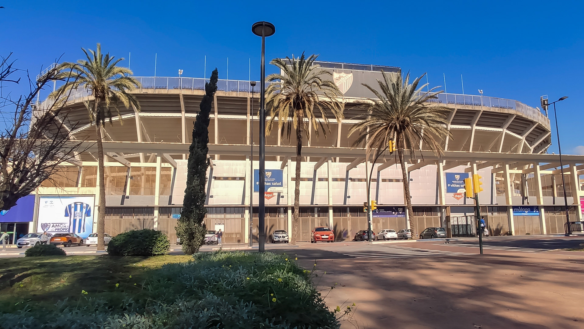 Estadio La Rosaleda. Malaga, Spain. January 2023.
