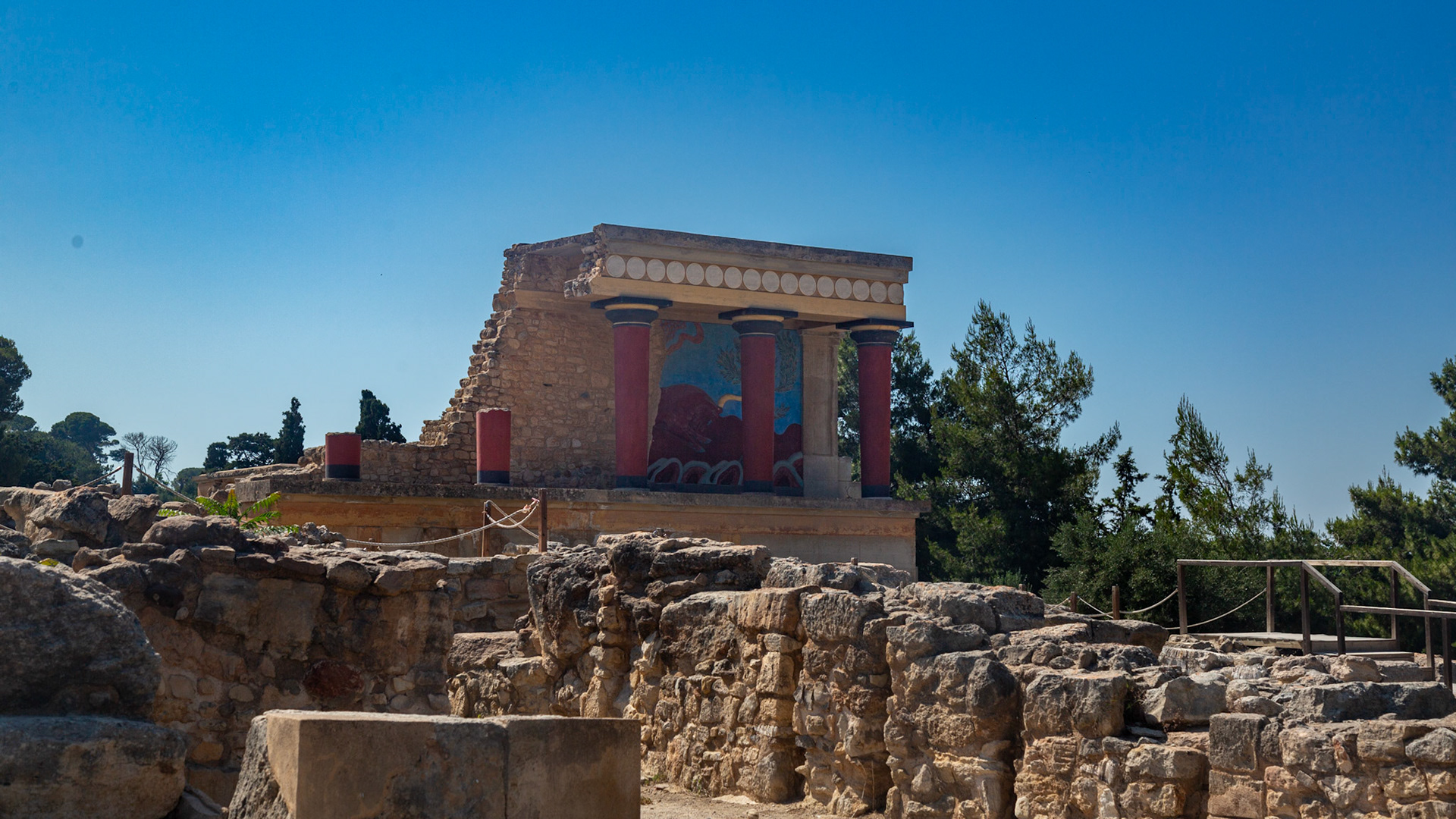 Knossos. Heraklion, Crete, Greece. 2019.