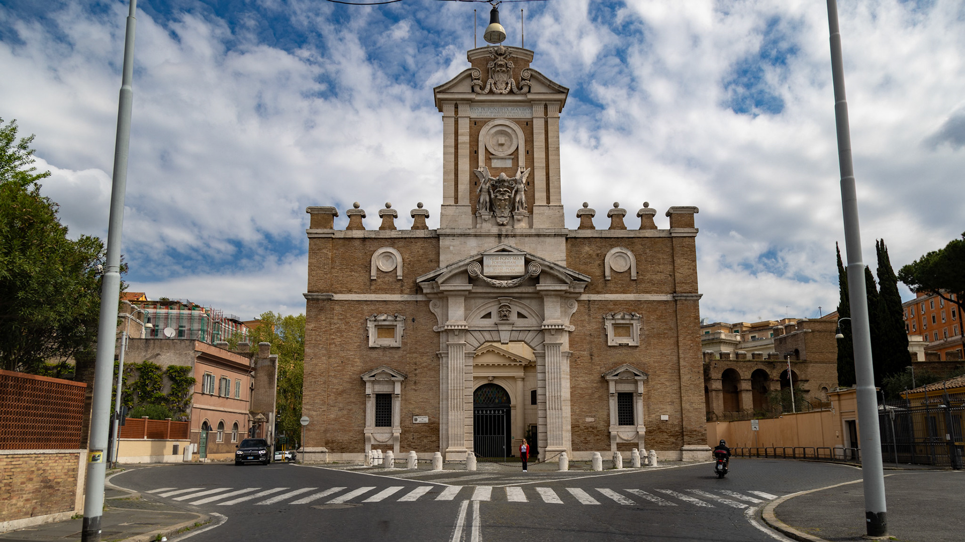 Porta Pia. Rome, Italy. 2022.