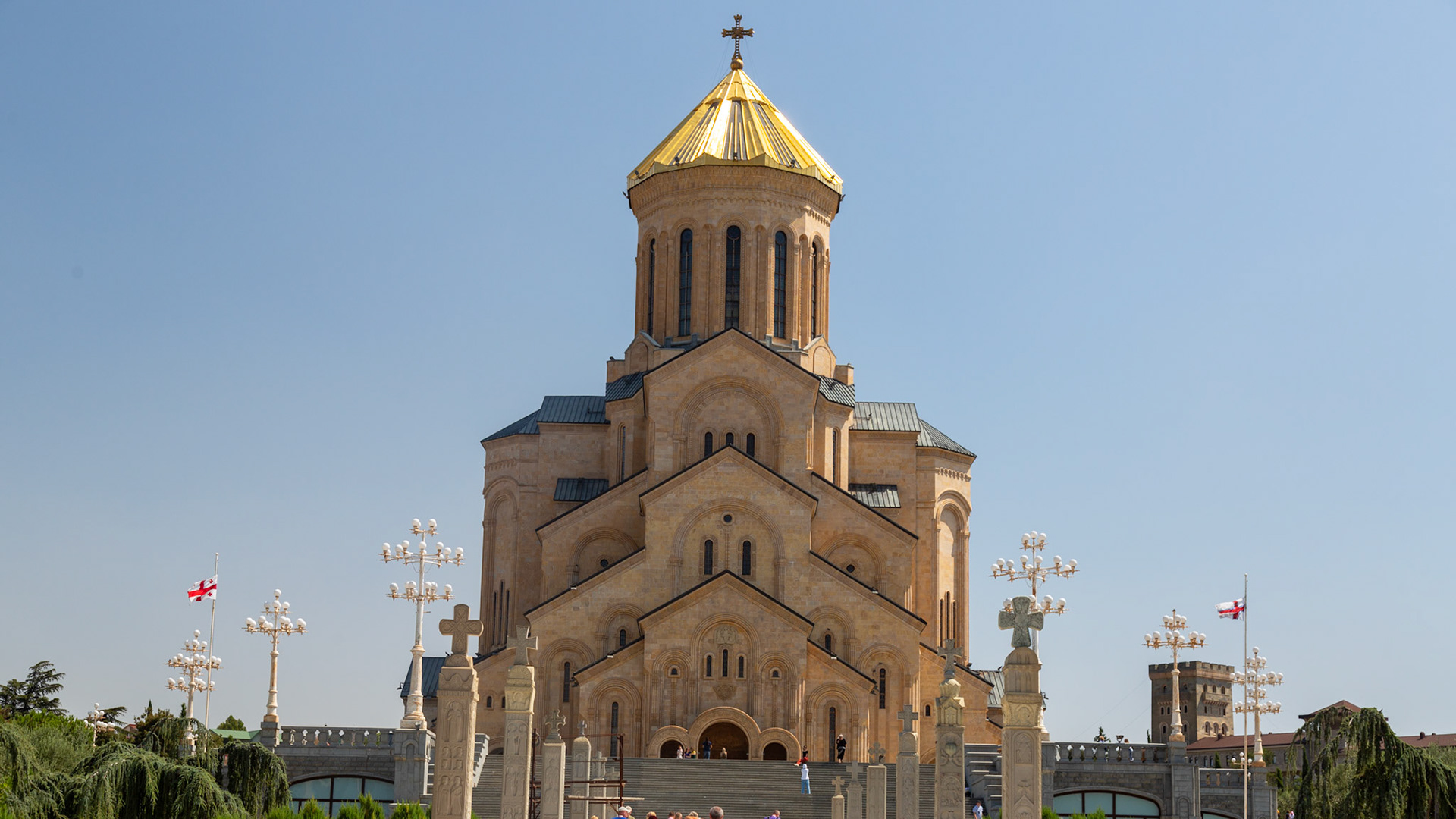 Holy Trinity Cathedral. Tibilisi, Georgia 2019.
