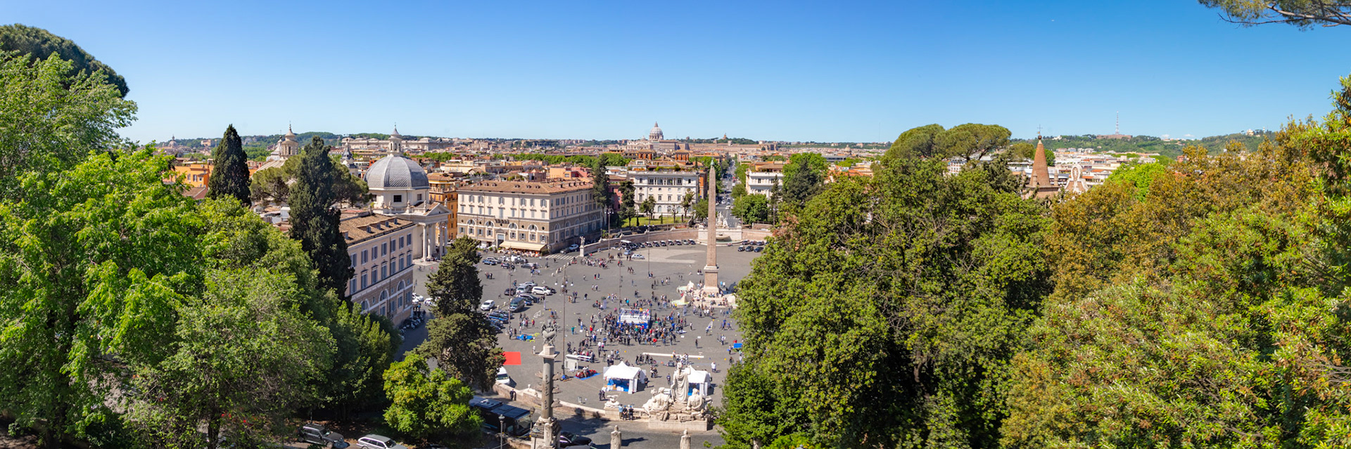 Piazza del Popolo. Rome, Italy. 2019.