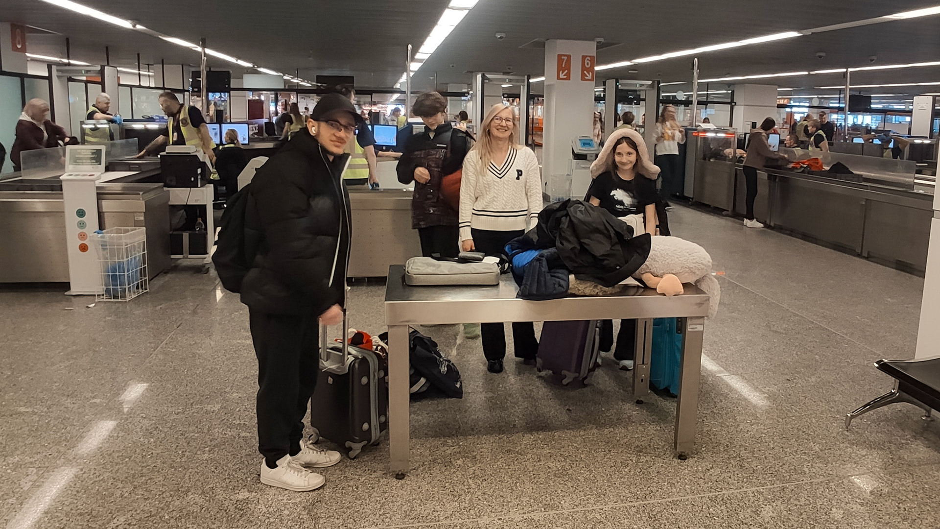 Warsaw Chopin Airport. Warsaw, Poland. January 2023.