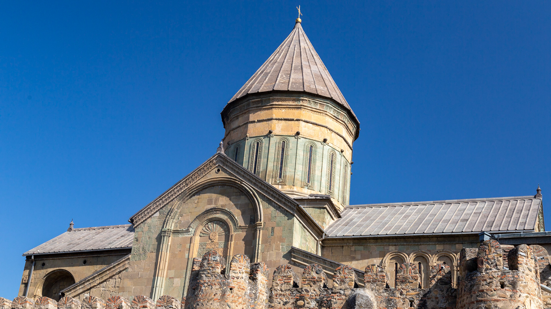 Svetitskhoveli Cathedral. Mtskheta, Georgia. 2019.