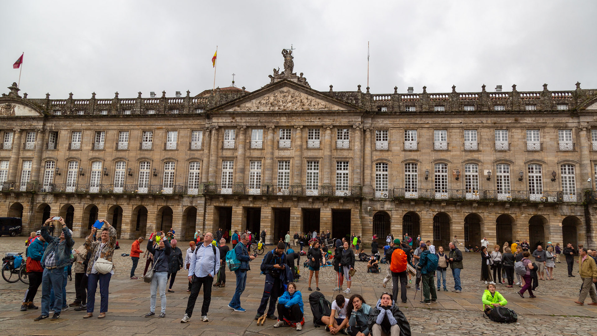 Praza do Obradoiro. Santiago de Compostela. Spain. 2019.