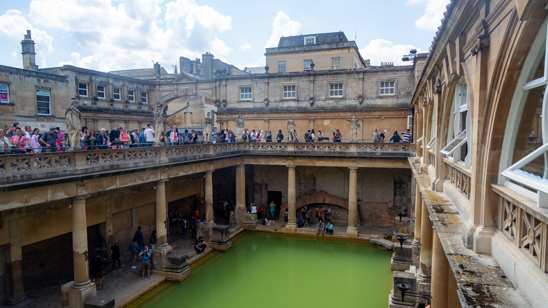 The Roman Baths. Bath, England. 2019.