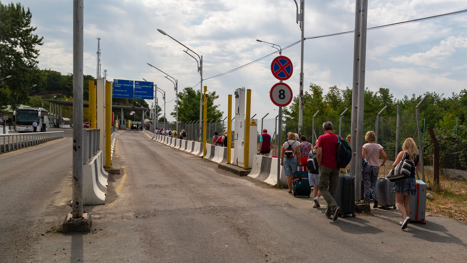 Azerbaijan Border. Georgia. 2019.