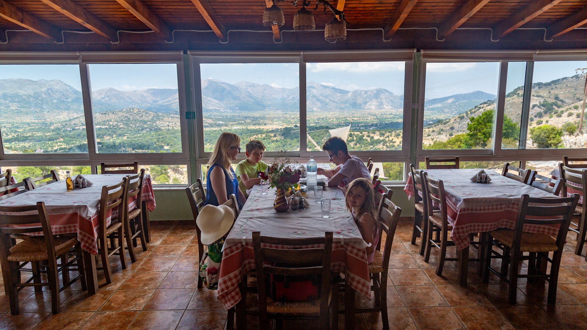 Skapanis Restaurant - Cafe. Lassithi, Crete, Greece. 2019.