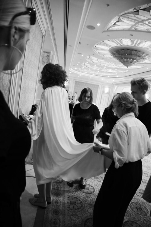 Artem Klimchuk ss2019 backstage / photo: vogue.ua