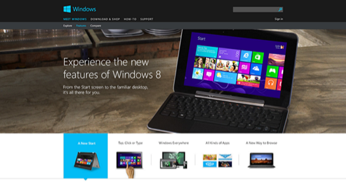 Microsoft Windows 8 Product Marketing