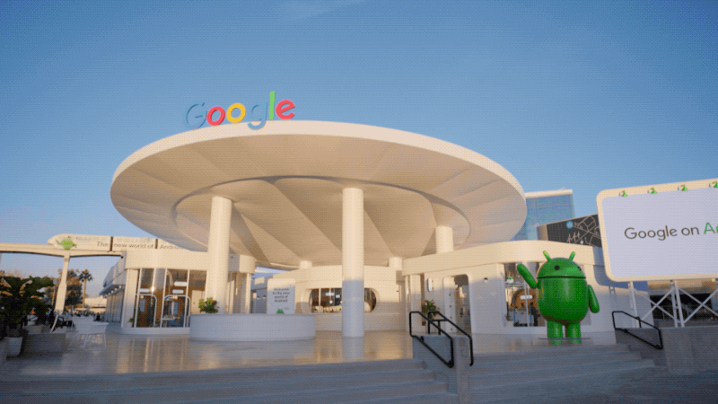 Google CES 2024 "Do More w/ Android" 4-building vilage