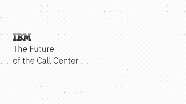 IBM Watson for Call Centers - AR Sales Experience