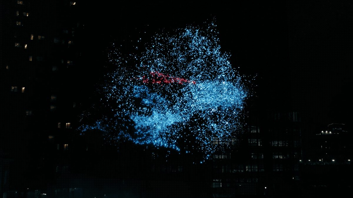 2025 Samsung Mobile "Unpacked" Campaign (London Hologram. No CGI. Actual drone camera capture!)