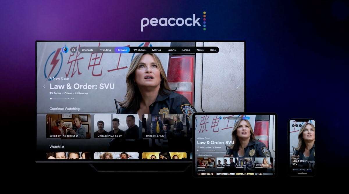 NBCU Peacock Ver 1.0. Concept to launch. Product design 2020-21.