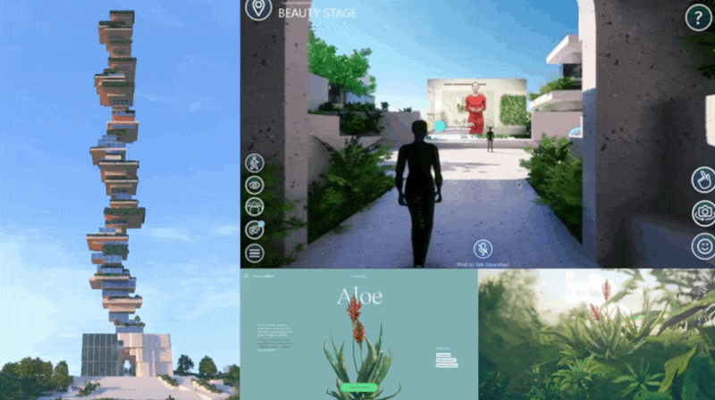 P&G Global Beauty. 3D immersive World (CES 2022)