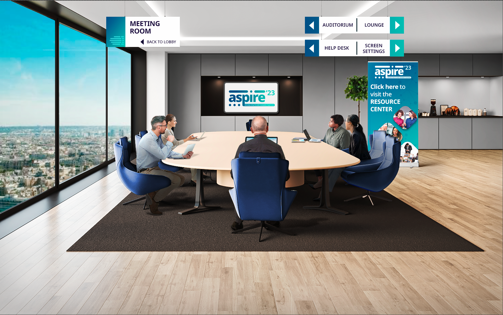 IQVIA Aspire 23 Conference - Meeting Room