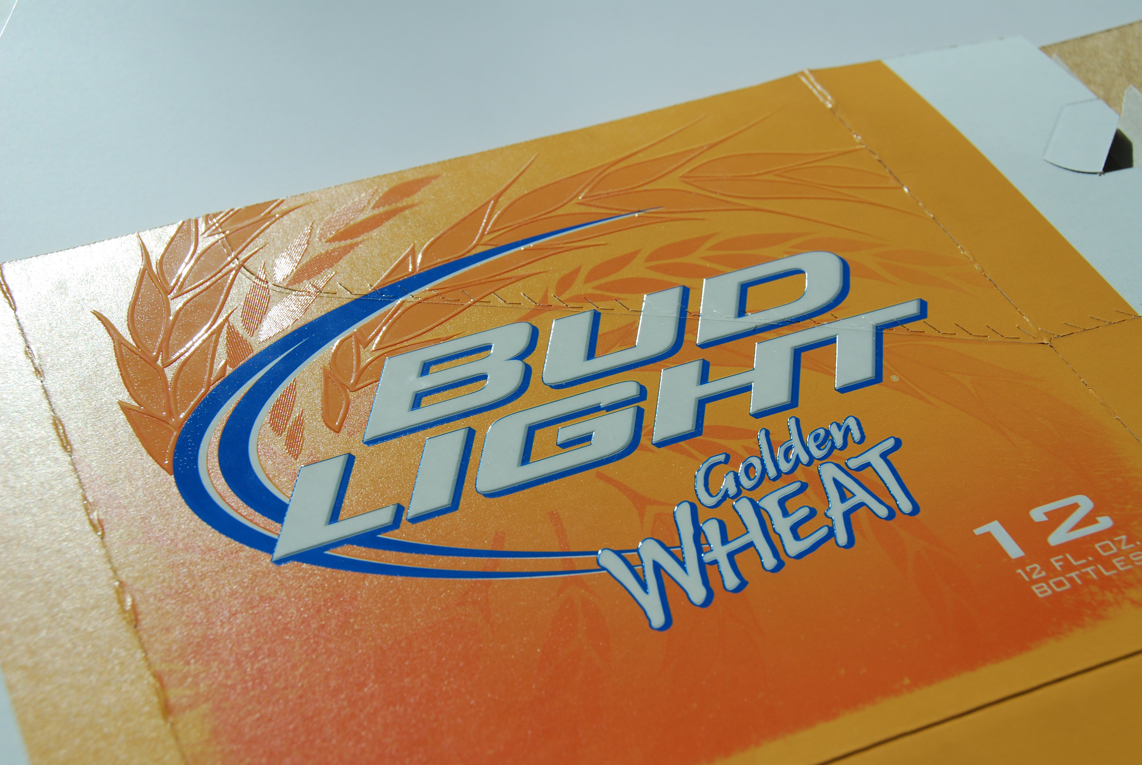 BudLight Golden Wheat Raised Ink Artwork