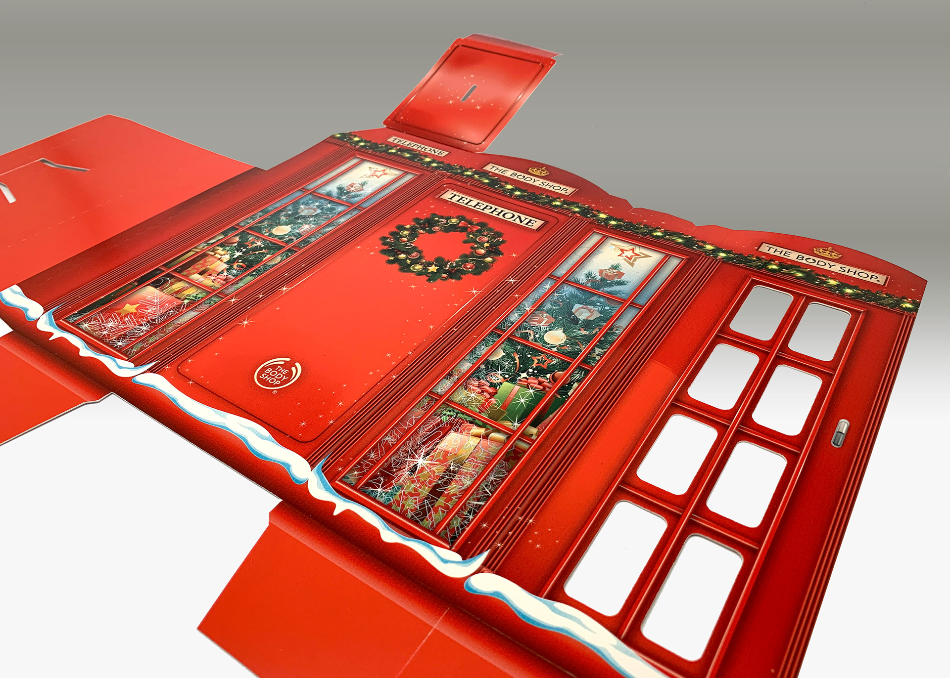 The Body Shop Phone Booth Set Box