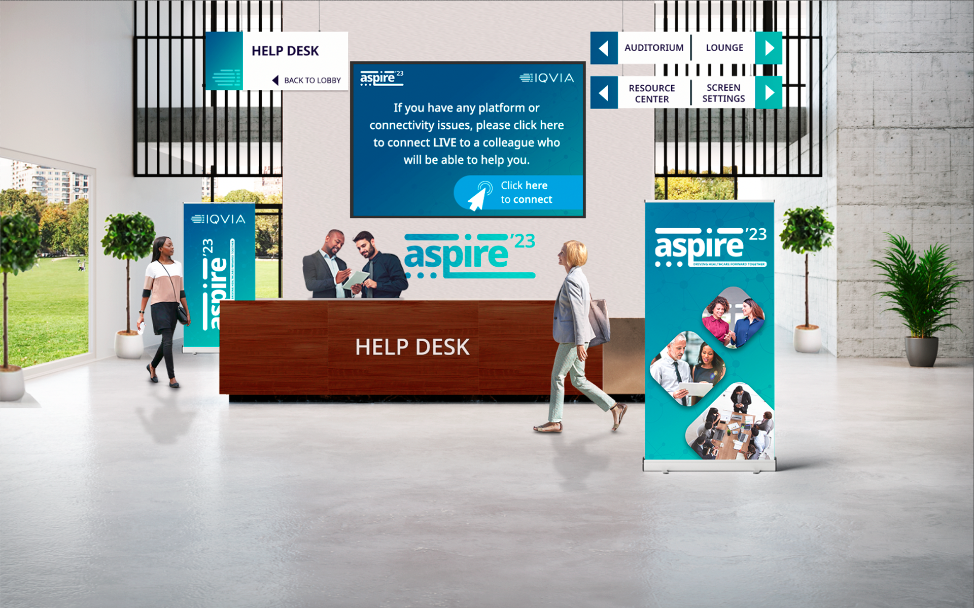 IQVIA Aspire 23 Conference - Help Desk