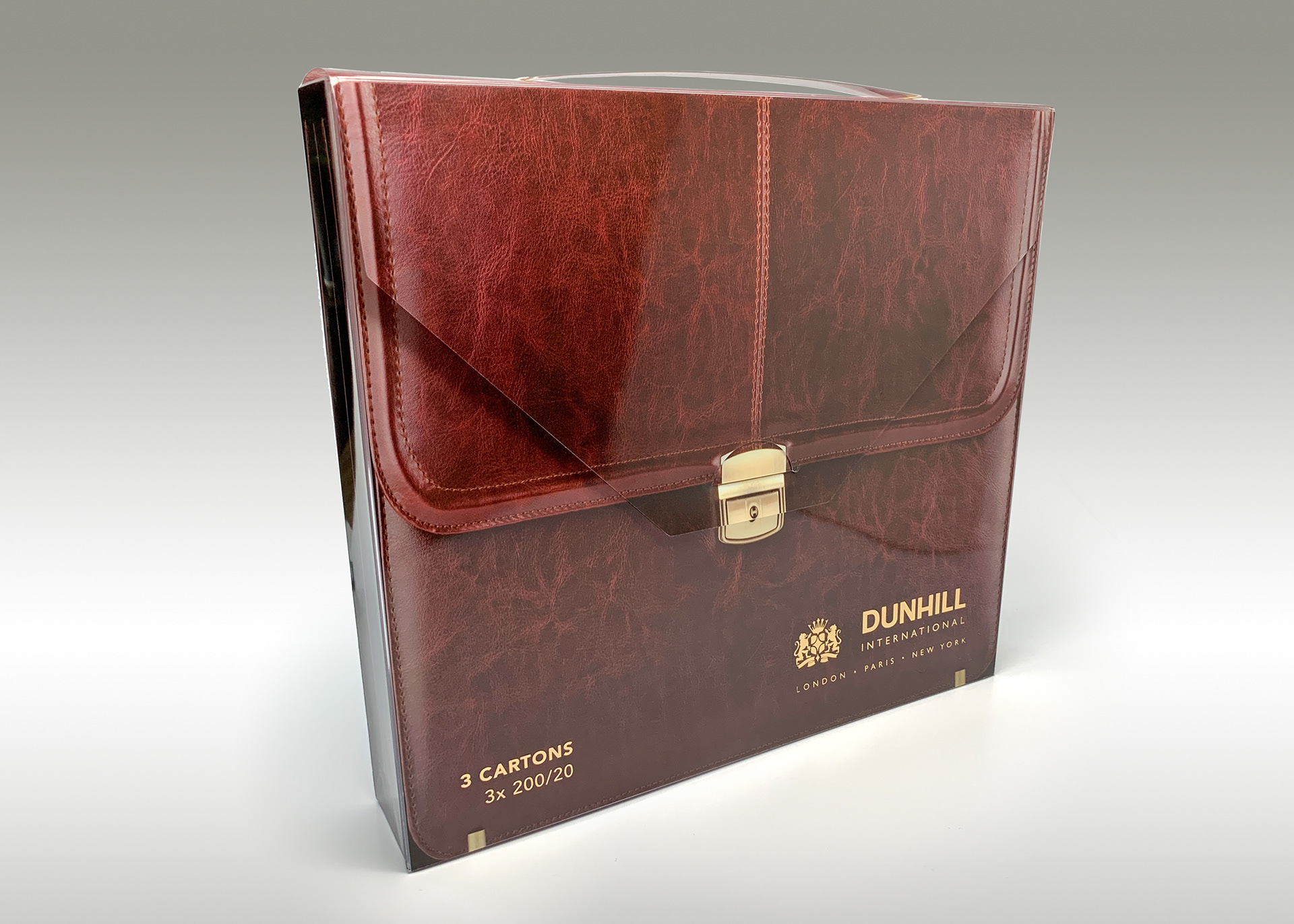 BAT Dunhill Leather Briefcase Carton
