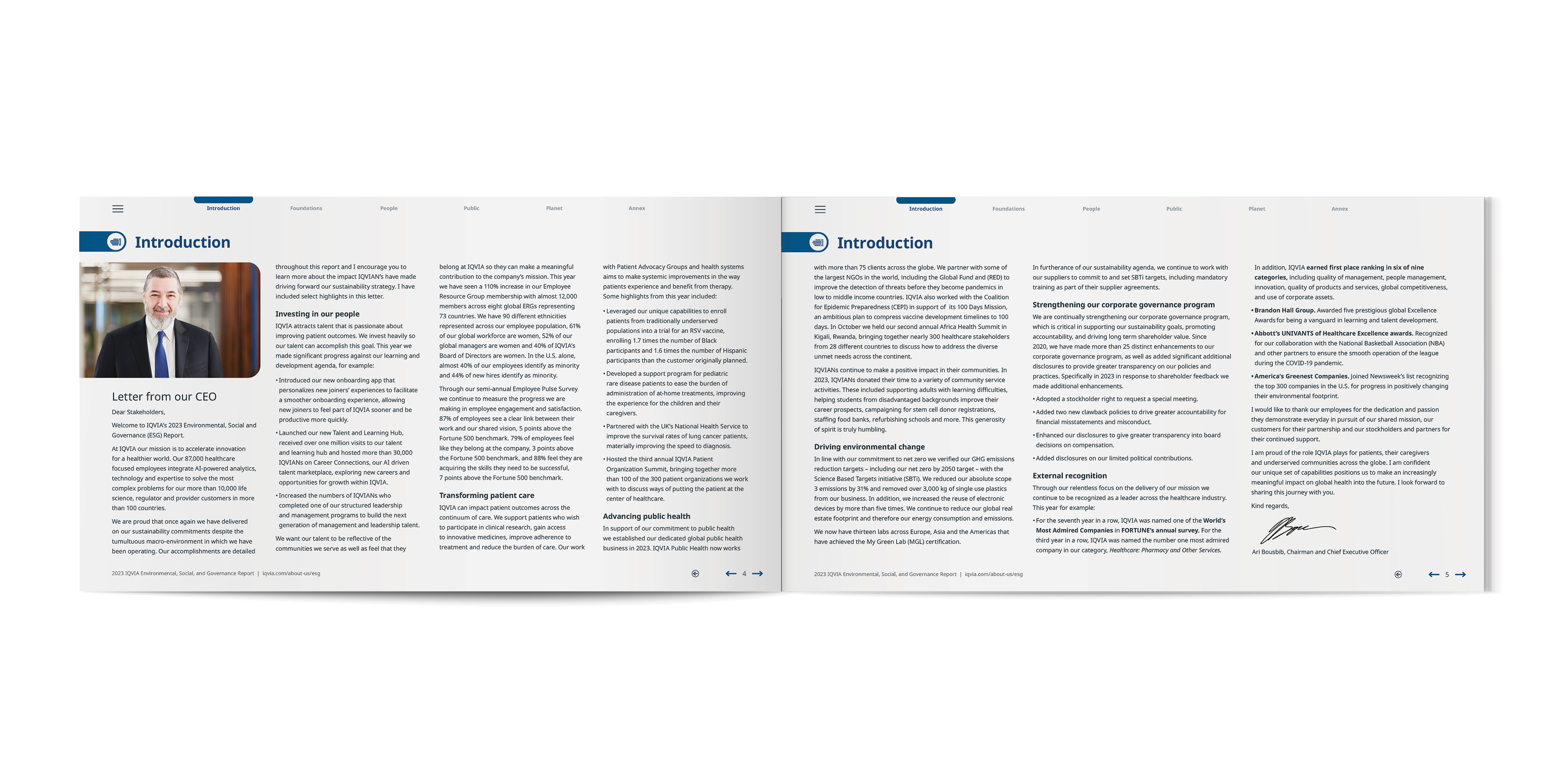 IQVIA 2023 ESG Report | Introduction