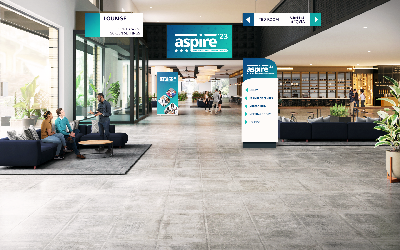 IQVIA Aspire 23 Conference - Lounge