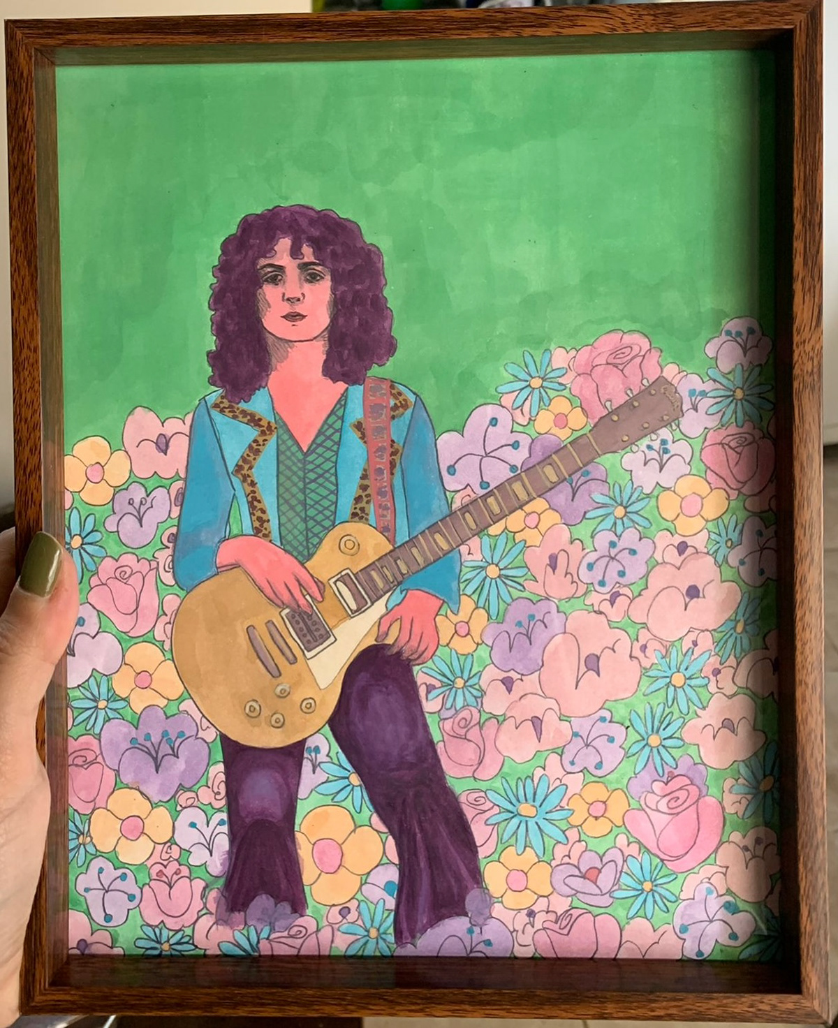cuadro hecho a pedido,  marc bolan